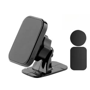 Giữ điện thoại nam châm cho iPhone Samsung trên xe hỗ trợ đứng 360° xoay giá đỡ cáp thiết bị điện tử ô tô.