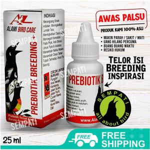 SEMPATI Prebiotik Breeding + Alami Bird Care Vitamin Burung Meningkatkan Produksi Daya Tetas Telur Khusus Pemakan Serangga OBABMAA
