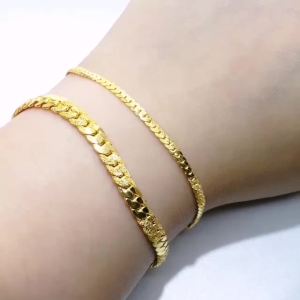 Rantai Tangan Snake Skin Kosong Emas 916 Yon Hing Yon Hing Gold Shop Yin Yang Ring Gold Heng Heng Shop Ting Shop Golden Hanger Boutique Gong Shop - Lazada