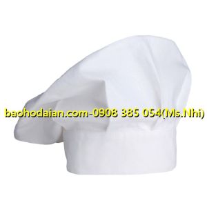 Nón đầu bếp vải kaki cotton cao cấp dày dặn