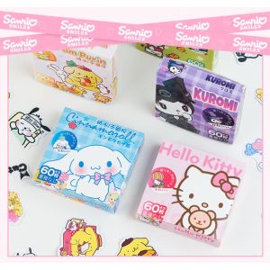 60pcs Sanrio Anime Sticker Cartoon Cute Graffiti Card Laptop Manual Mug Decorative Gift Box Sticker Christmas Birthday Gift