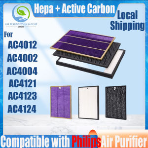 🔥Original and Authentic🔥 Replacement Compatible with philips AC4012 AC4002 AC4004 AC4121 AC4123 AC4124 Filter Air Purifier Accessories HEPA&Active Carbon Nano Protect filter