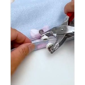 50Pcs Snap Button Plier Set Metal Automatic Button Snap Kit With Fastener Frame Connection Pliers