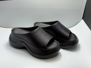 [Free Shipping] High Heel Slippers For Women Summer Outdoor Wear New Thick Sole EVA Slippers Soft Sole Home Slippers Cool Slippers