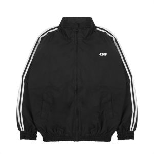 420Father Jacket Tracksuit Zipper Two Strip