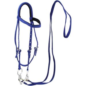 MUQZI Thickened Horse Halters Comfortable Adjustable Strap Horse Bridle Training Rope Horse Riding Rope Horse Harness Horse Neck Stretcher Horse Equipment