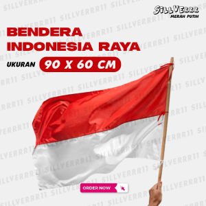 BENDERA MERAH PUTIH KAIN BENDERA INDONESIA UKURAN 90X60 CM KUALITAS BAIK