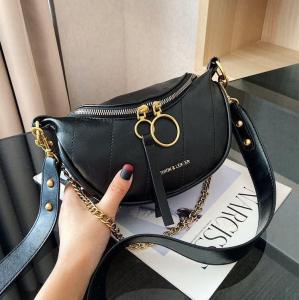 MCB47 NJ15 Realpic & Video Tas Pinggang Wanita Import Waist Bag Cewek Impor Tas Pinggang Bahan Kulit PU