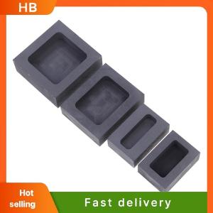 HB Graphite Ingot Bar Mold Crucible for Melting Gold Silver Casting Refining