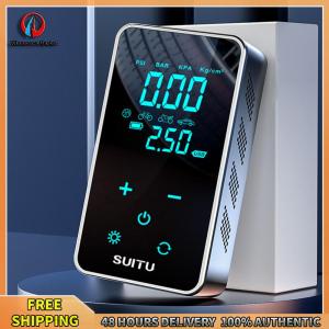Winnereco Smart Air Compressor LCD Display Wireless Air Compressor High Precision Electronic Inflatable Pump 1800MAH for Motorbike Vehicle Balls
