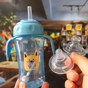 Drinking Straw for Pigeon Wide Neck Baby Bottle Feeding Accessories