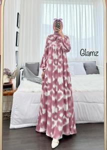 Zahira1808 Gamis Azhari 8 Dress Bahan Sakura Marble Print Gamis Syari Murah Trendi Baju Syari Muslim Wanita Ibu Terlaris Baju Pesta Best Seller Gamis Gamis