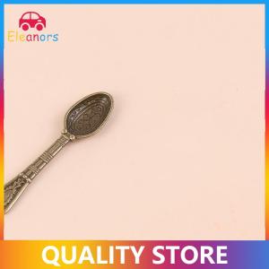[Eleanor] 10PCS set Vintage Mini Cutlery Spoon Dollhouse Miniatures Tableware Childrens Toy Doll House Decor