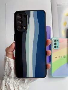 Case Oppo/Vivo มี5สี เคสกันกล้องสีรุ้ง มาใหม่ล่าสุด รุ่น Oppo Reno5GF11pro Vivo y31(2021)y91c