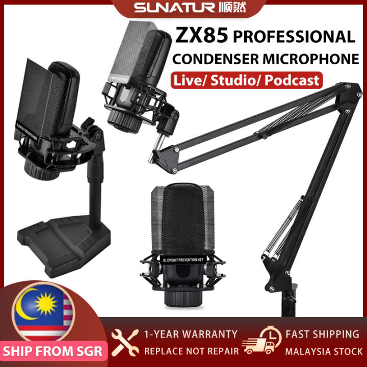 ●Mic-C ZX85 Professional Condenser Microphone Large Diaphragm