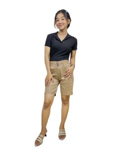 Putri Nasya - Celana Big Size Pendek 1/4 RTRPT Ukuran 8L6L5L4L2LXLS fit to L Warna Cream Abu Capucino Moca Hitam Navy
