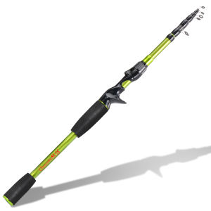 Sougayilang 1.8M Fishing Rod High Carbon+ Ul Fishing Rod Ultra Fishing Rod Carbon Hard Adjustable Insertion Rod Lure Rod