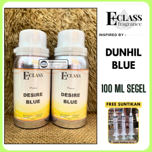 Bibit Parfum DUNHIL Desire BLUE Murni 100 ML SEGEL Alumunium ECLASS Fragrance - PARFUM CWO - DUNHIL BLUE SEGEL ANARO FRAGRANCE ( 100% BIBIT ) - PERFUME - PARFUME MURAH - BIBIT PARFUME