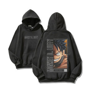 Áo Hoodie Nam Nữ LUFFY 3 Vải Nỉ Ngoại Dầy Nón 2 Lớp Tay Bo Gân Anam Store