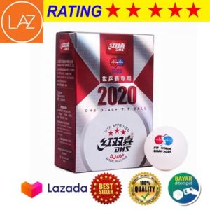 BEST SELLER !! BOLA PIMPONG ISI 6 MURAH - BOLA TENIS MEJA TURNAMEN - BOLA PINGPONG DHS DJ40+ - BOLA TENIS MEJA PUTIH