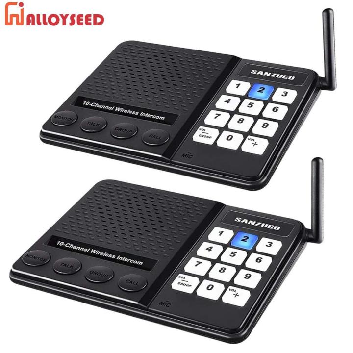 Wireless Intercom System with 2000m Range Two-Way Radio for Home Office ...