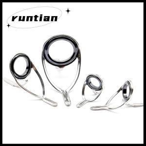 runtian 4 cái bộ Câu Cá Giải Quyết Thép Không Gỉ Sửa Chữa Kit Set Cần Câu Hướng Dẫn Vòng Tip Câu Cá Vòng Tròn Vòng Mắt Hướng Dẫn Vòng Dây Vòng