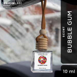 OriginLab - BUBBLE GUM - Aroma Hanging Diffuser - Car Freshener - Odor Eliminator - Car Perfume Diffuser - Room Scents
