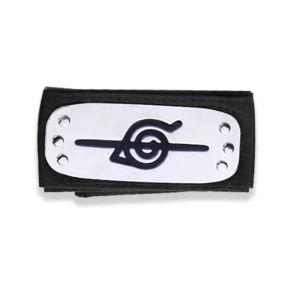 Headband Cosplay Itachi/ Ikat Kepala Bercahaya Premium/Pelindung Dahi Naruto/Ikat Kepala Akatsuki Naruto