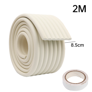 แถบกันขอบโต๊ะแบบมีกาวในตัวหนา 2M ป้องกันการกระแทก - เทปโฟมกันกระแทก - แถบกันมุมเฟอร์นิเจอร์ - แผ่นป้องกันขอบมุมโต๊ะ - แถบกันขอบกันน้ำแบบนุ่ม 3D