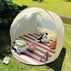 RBRY Instant Setup Camping Tent UV Protection Automatic Pop Up Sunshade Tent Waterproof for 2-4 People Picnic Tent Garden