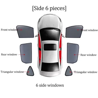 Mazda CX5 CX-5 2017-2026 FULLY MAGNETIC SUNSHADE【6pcs】