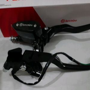 Handle Master Rem Kiri Kanan Model RCB Black Series Tabung Oval/Aquarium Kaca Plus Dudukan Spion Matik Bebek Pnp Rx King /GL /Mega Pro /CB /Vixion /Ninja/Mio/Xeon/Scoopy/Fino/Genio/Aerox/R15 v2 v3/Mx King/F1zr/Mx 135 New Old Dll