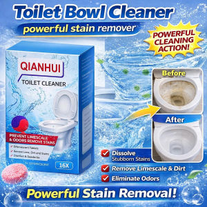 ✨🚽 Bio-Active Toilet Cleaner Tablets - Deodorizer Urine Stain Remover Deep Cleaning Eliminate Odors No Residue Tackles Yellow Stains & Limescale!