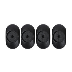 4pcs Black/White Pressure Mounted And  Baby Gate Wall Protector Kids Safety Guard Door Protector Pad