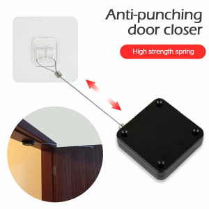Automatic door closer without punching automatic induction door closer without hole quick installation anti-theft room door closer