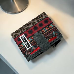 Lubie Dompet Lipat Wanita Kanvas Poliester Indiana