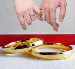 18k gold engagement ring couples ring