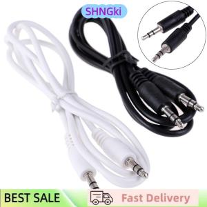 SHNGki 1Pc 3.5mm Jack male to male car aux auxiliary cord stereo audio cable 1m