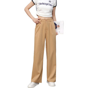 Jass Store High Waist Stripe Trouser Slacks Pants 24-27 Wide-Leg Formal Office Wear #8071