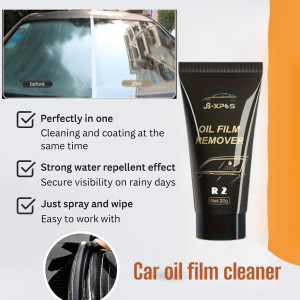 【Ready Stock】Automotive Glass Oil Film Remover Removal Stains Rainproof Car Cleaning Supplies