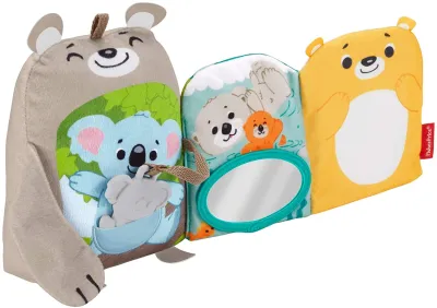 Fisher-Price Sit & Snuggle Activity Book (GJD37) หนังสือผ้านุ่มนิ่ม ฟิชเชอร์ไพรซ์ เสริมพัฒนาการ รุ่น GJD37