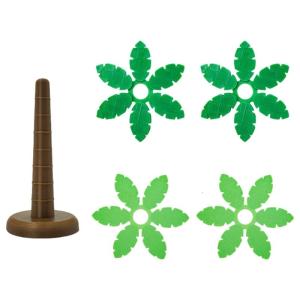 ที่ป้องกันถ้วยไม่ลื่นทรงต้นมะพร้าวชุดทริเวตที่รองแก้วพลาสติกสำหรับผ้ารองจานแก้วกาแฟอุปกรณ์ปาร์ตี้