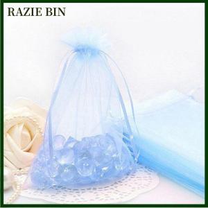 RAZIE BIN 50pc Organza Gift Bags Jewelry Candy Bag Wedding Favors Bags Mesh Gift Pouches