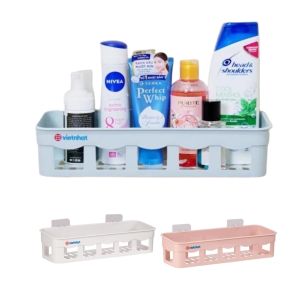 Khay Đựng Đồ Dán Tường 5701 Nhựa Việt Nhật Khay Dán Tường Đa Năng Giỏ Dán Tường