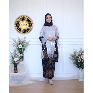BATIK SARIMBIT ELEGAN BROKAT TILE SELENDANG 2021 REALPICK BROKAT TILE KEBAYA KONDANGAN KEBAYA PESTA COUPLE KEBAYA TUNANGAN BAJU COUPLE KONDANGAN SETELAN KEBAYA EXLUSIVE PREMIUM QUALITY KEBAYA FASHION AGHNIA