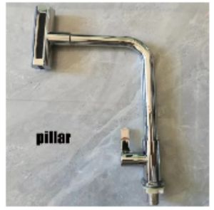 Rain Kitchen Faucet Stainless Multimodes Waterfall Pull Out Faucet Hot and Cold Water Tap Rotatable