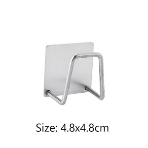 Nhà bếp bọt biển chủ tự dính thép không gỉ ống xả bồn rửa mặt giá miếng bọt biển miếng cọ rửa làm sạch dishcloth Bộ kệ lưu trữ