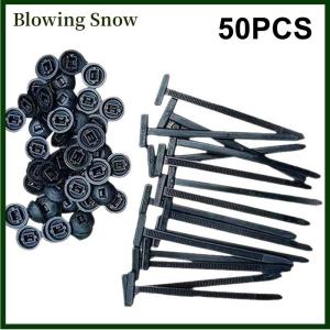 Blowing 10-100Pcs Nylon Universal Cable Tie Buckle Self-Locking Zip Ties Holder With Pin Button Multipurpose For Car Daily Repair