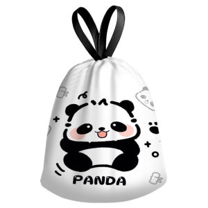 Roped Rubbish Bag Panda Drawstring 熊猫垃圾袋抽绳 Beg Sampah Beg Pembersihan Rumah Saiz Besar Mudah Bawa Household Cleaning Room Kitchen