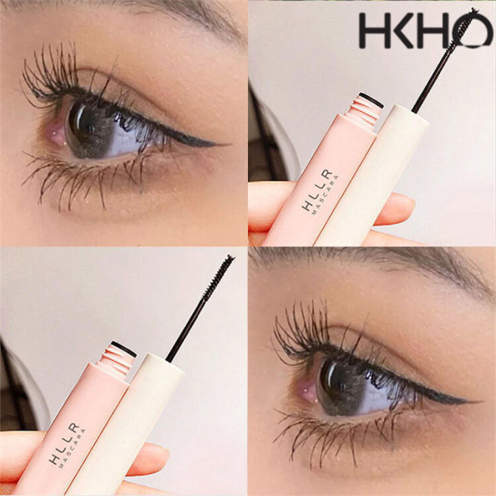 HKHO Thin Head Mascara Small Brush Thick Long Curling Mascara